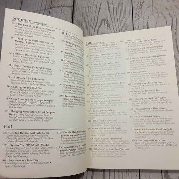 Wild Game Cookbook Lot Of 3 Venison Fish Bird Waterfowl Hunting Fishing - Picture 6 of 16